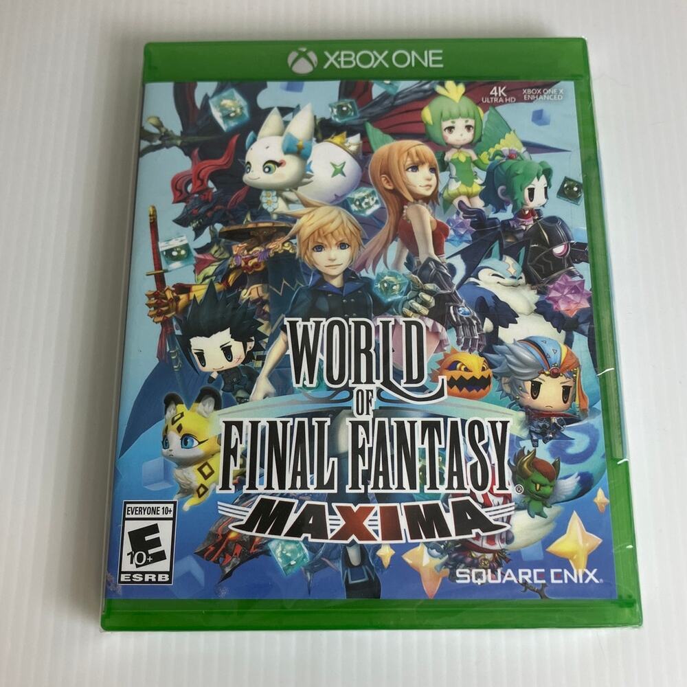NWT World of Final Fantasy Maxima Xbox One Square Enix E10+ Factory Sealed